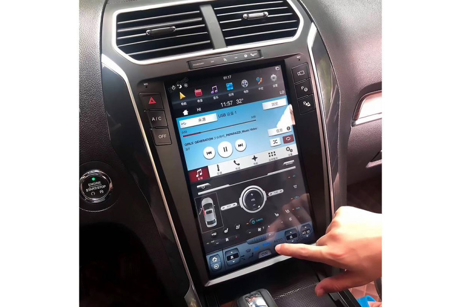 Ford Explorer 20112016 Tesla style 12.1 inch Android Car DVD Player